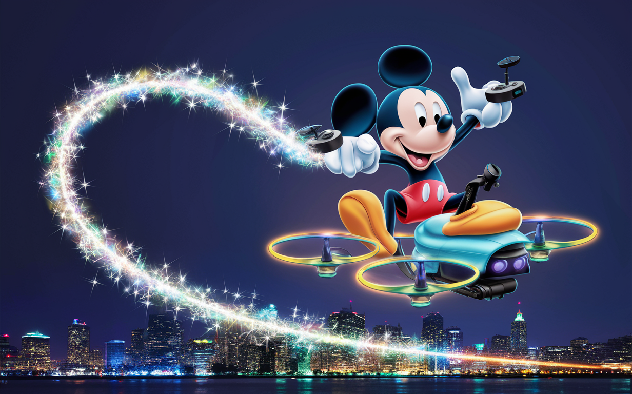 Prepare-se para se encantar! Novo Espetáculo de Drones “Disney Dreams That Soar” Iluminará os Céus do Disney Springs