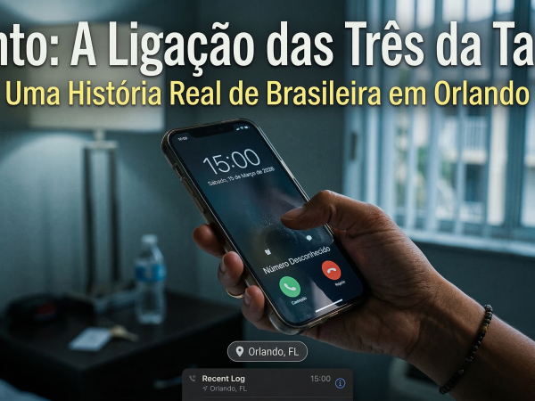 Conto: A Ligação das Três da Tarde: Uma História Real de Brasileira em Orlando