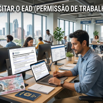 EAD Permissão de Trabalho EUA: Como Solicitar para Brasileiras em Orlando