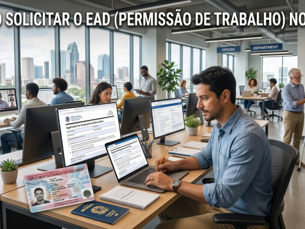 EAD Permissão de Trabalho EUA: Como Solicitar para Brasileiras em Orlando