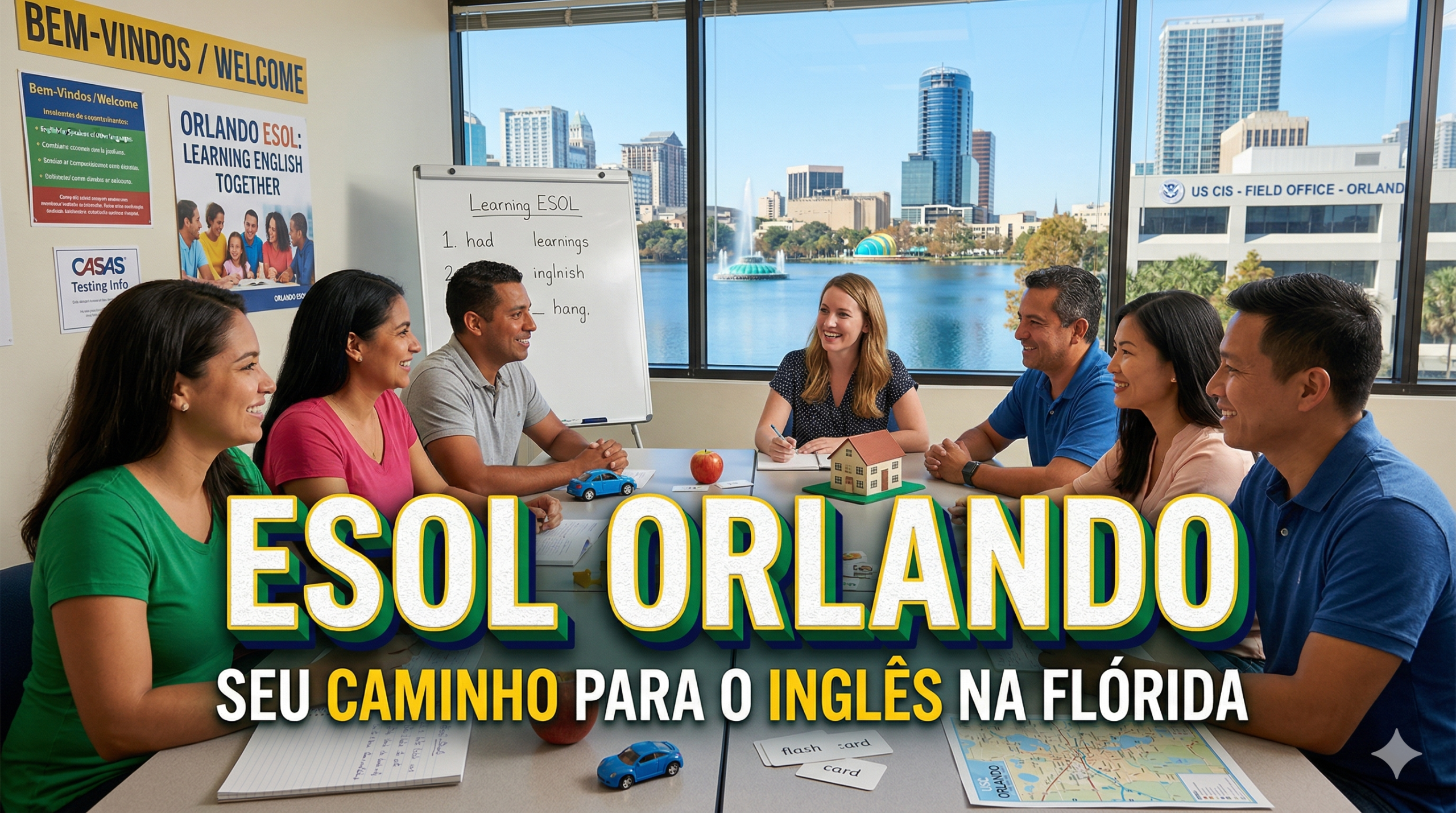ESOL Orlando: Guia de Inglês Gratuito para Imigrantes Brasileiros em 2026