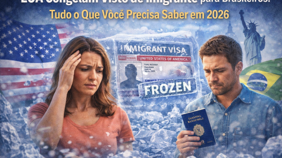 EUA Congelam Visto de Imigrante para Brasileiros: Tudo o Que Você Precisa Saber em 2026