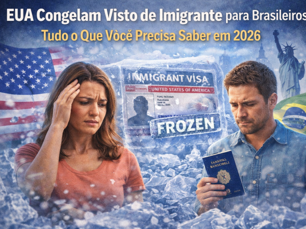 EUA Congelam Visto de Imigrante para Brasileiros: Tudo o Que Você Precisa Saber em 2026