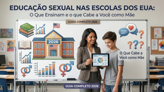 Educação Sexual nas Escolas dos EUA: O que Ensinam e o que Cabe a Você como Mãe