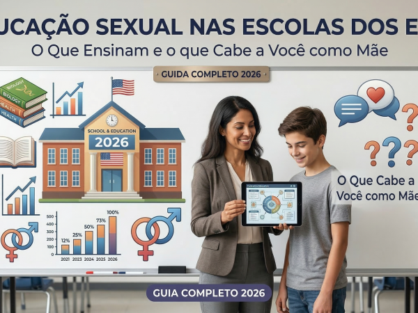 Educação Sexual nas Escolas dos EUA: O que Ensinam e o que Cabe a Você como Mãe