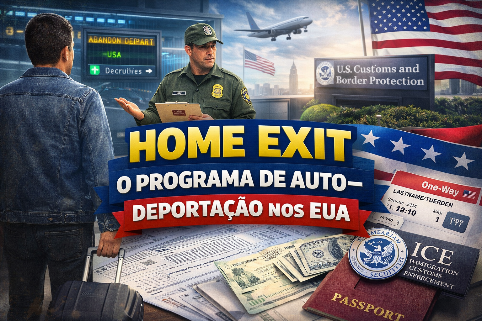 Home Exit: O Programa de Auto-deportacao nos EUA e o Que os Brasileiros Devem Saber