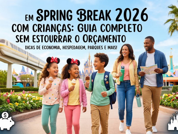 Spring Break 2026 em Orlando com Crianças: Guia Completo Sem Estourar o Orçamento
