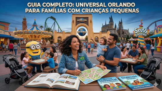 Universal Orlando com Crianças Pequenas: Guia Completo para Mães Brasileiras