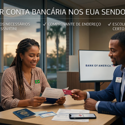 Como Abrir Conta Bancária nos EUA Sendo Imigrante: Guia Completo para Brasileiras
