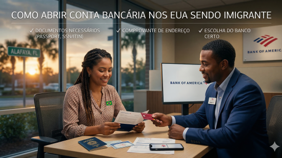 Como Abrir Conta Bancária nos EUA Sendo Imigrante: Guia Completo para Brasileiras