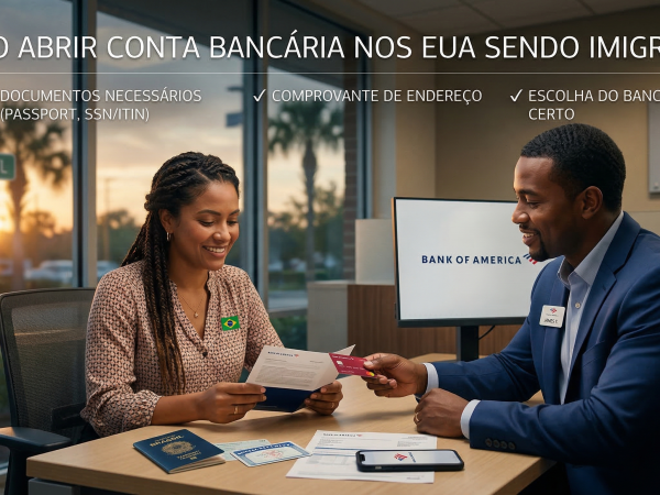 Como Abrir Conta Bancária nos EUA Sendo Imigrante: Guia Completo para Brasileiras