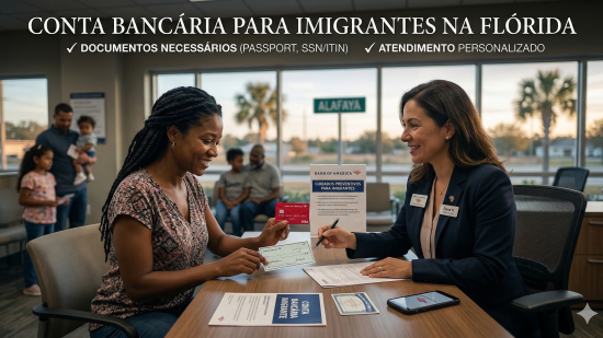 Como Abrir Conta Bancaria Imigrantes Florida: Guia para Mães Brasileiras em Orlando