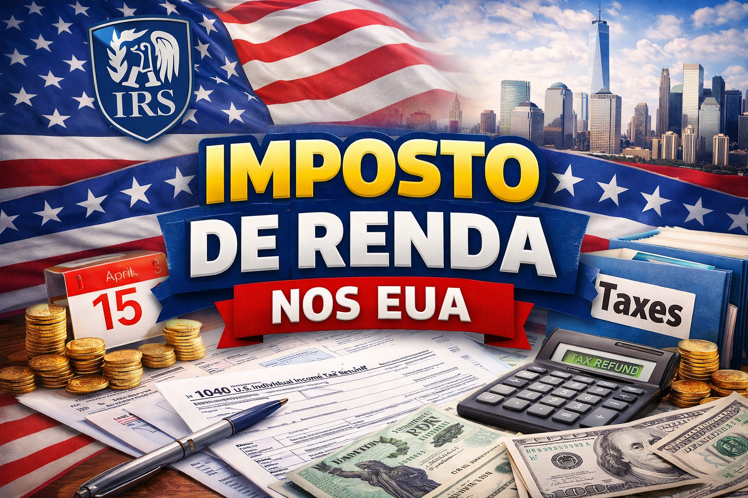 Imposto de Renda nos EUA para Imigrantes Brasileiros: Guia Completo 2026