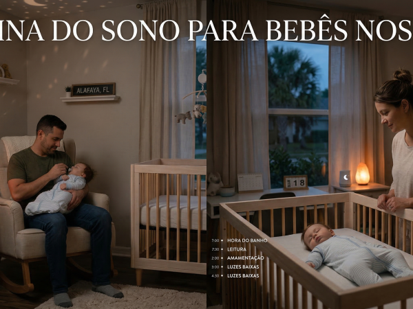 Rotina do Sono para Bebês nos EUA: O Guia que Toda Mãe Brasileira Precisa