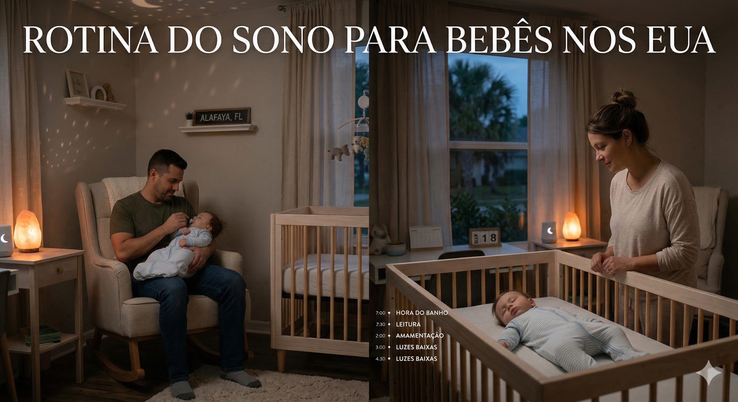 Rotina do Sono para Bebês nos EUA: O Guia que Toda Mãe Brasileira Precisa