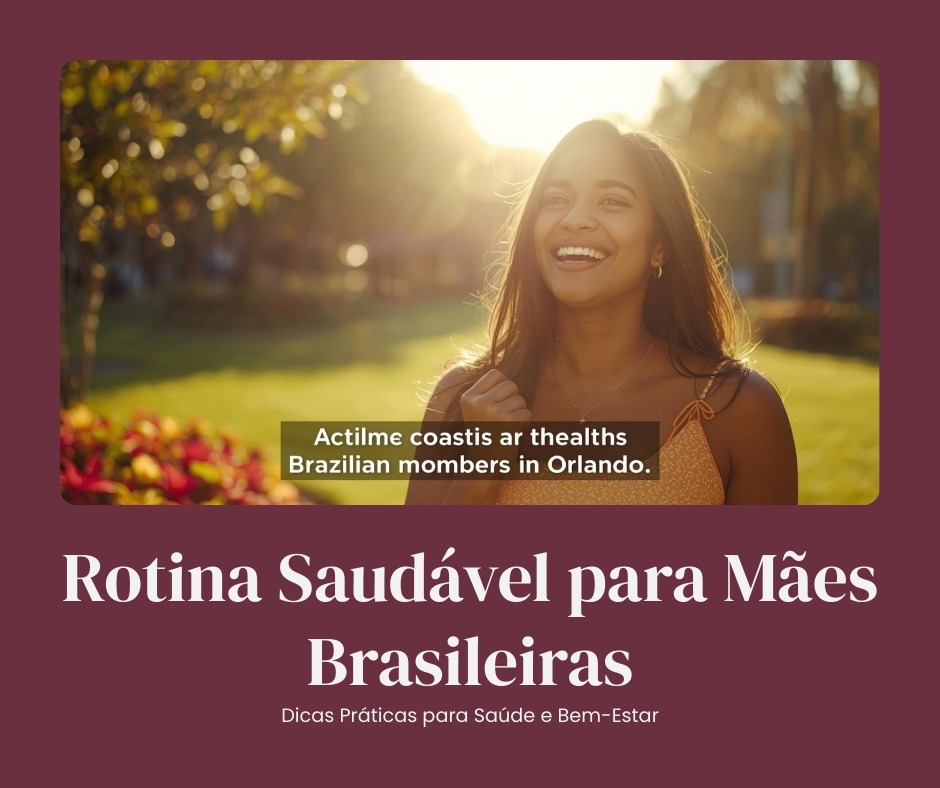 Rotina Saudável para Mães Brasileiras em Orlando: Dicas Práticas para o Dia a Dia