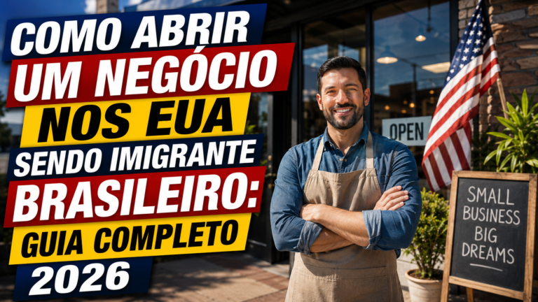 Como Abrir um Negócio nos EUA Sendo Imigrante Brasileiro: Guia Completo 2026