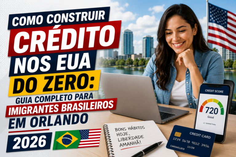 Como Construir Crédito nos EUA do Zero: Guia Completo para Imigrantes Brasileiros em Orlando 2026