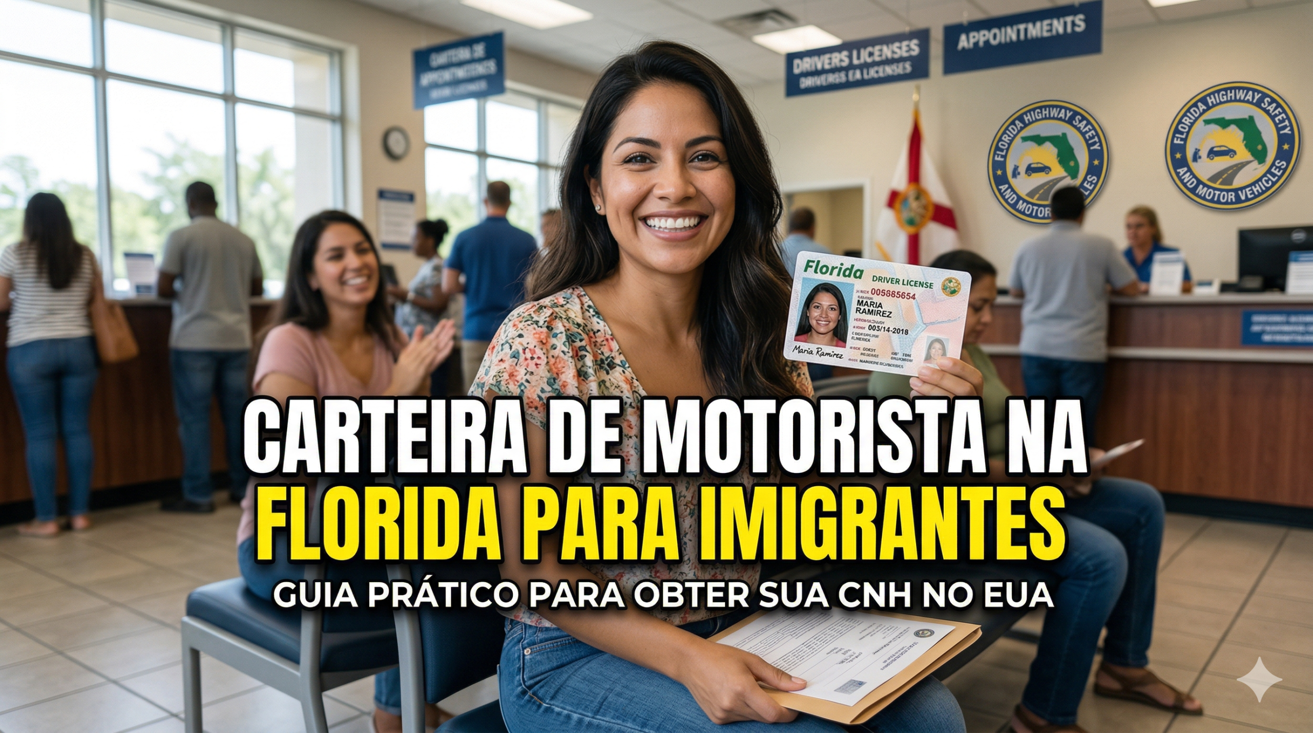 Carteira de Motorista na Florida para Imigrantes: Passo a Passo Completo em 2026