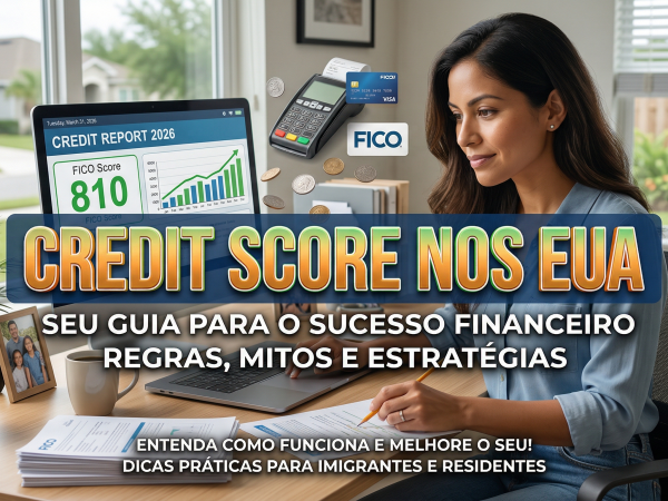 Credit Score nos EUA: Como Imigrante Brasileiro Constrói Crédito do Zero em 2026
