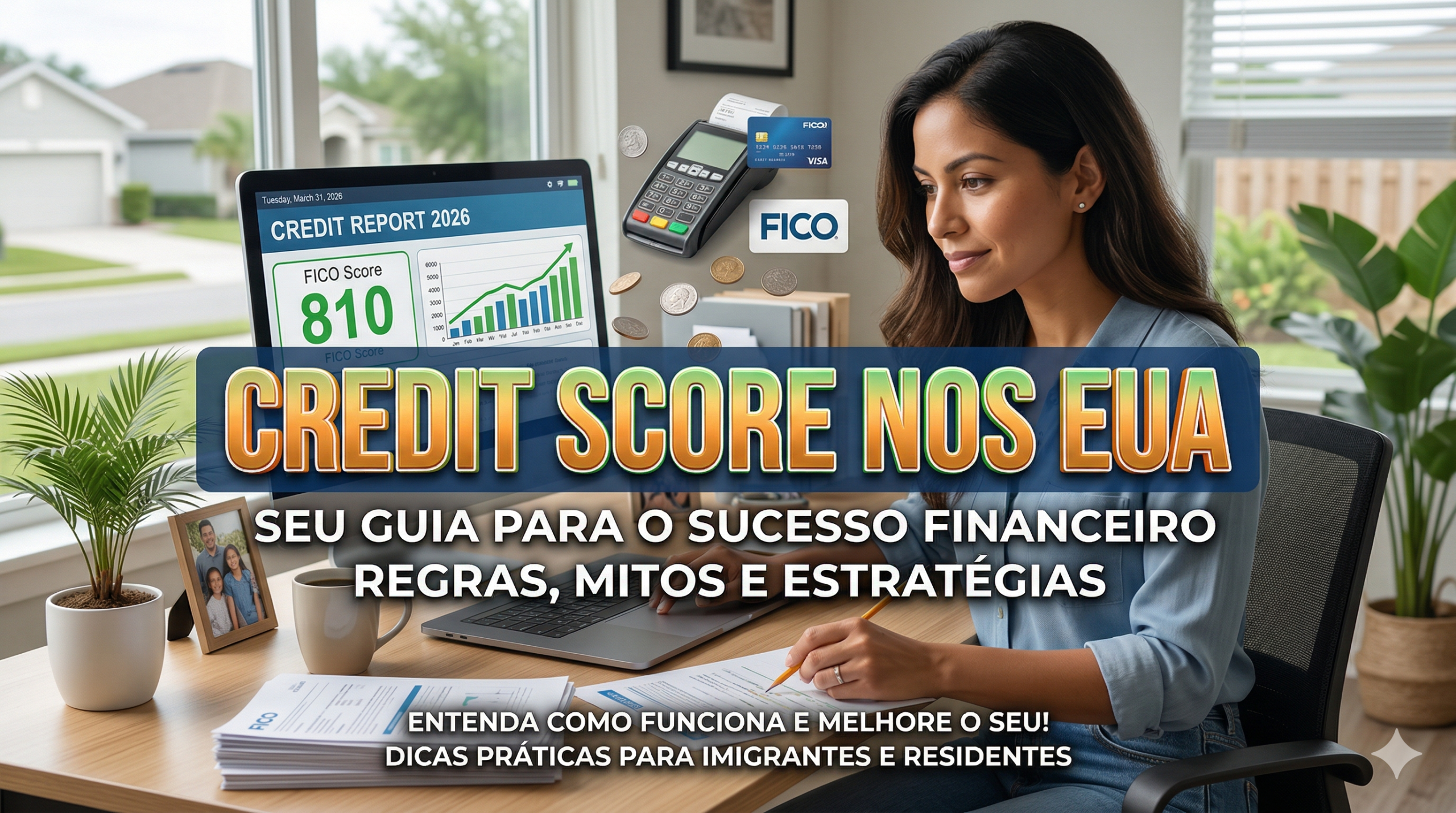 Credit Score nos EUA: Como Imigrante Brasileiro Constrói Crédito do Zero em 2026