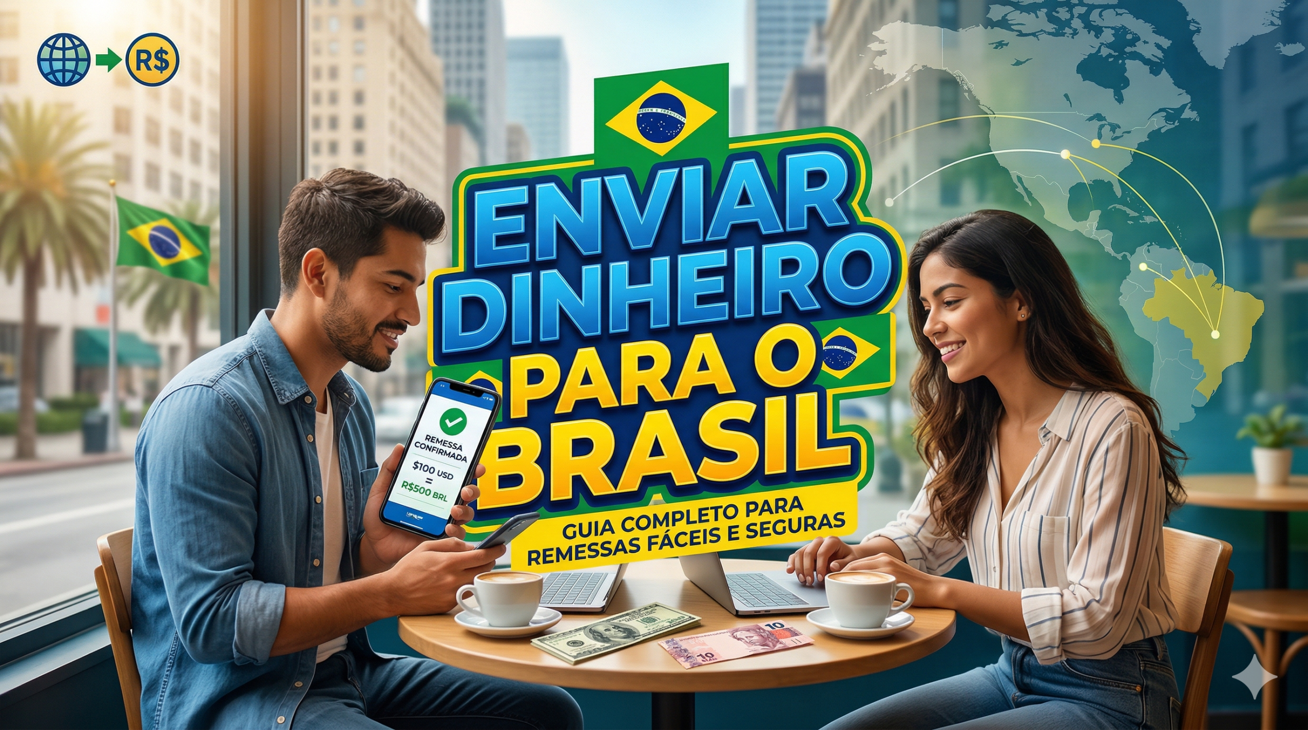 Como Enviar Dinheiro para o Brasil Morando nos EUA: Melhores Apps e Taxas em 2026