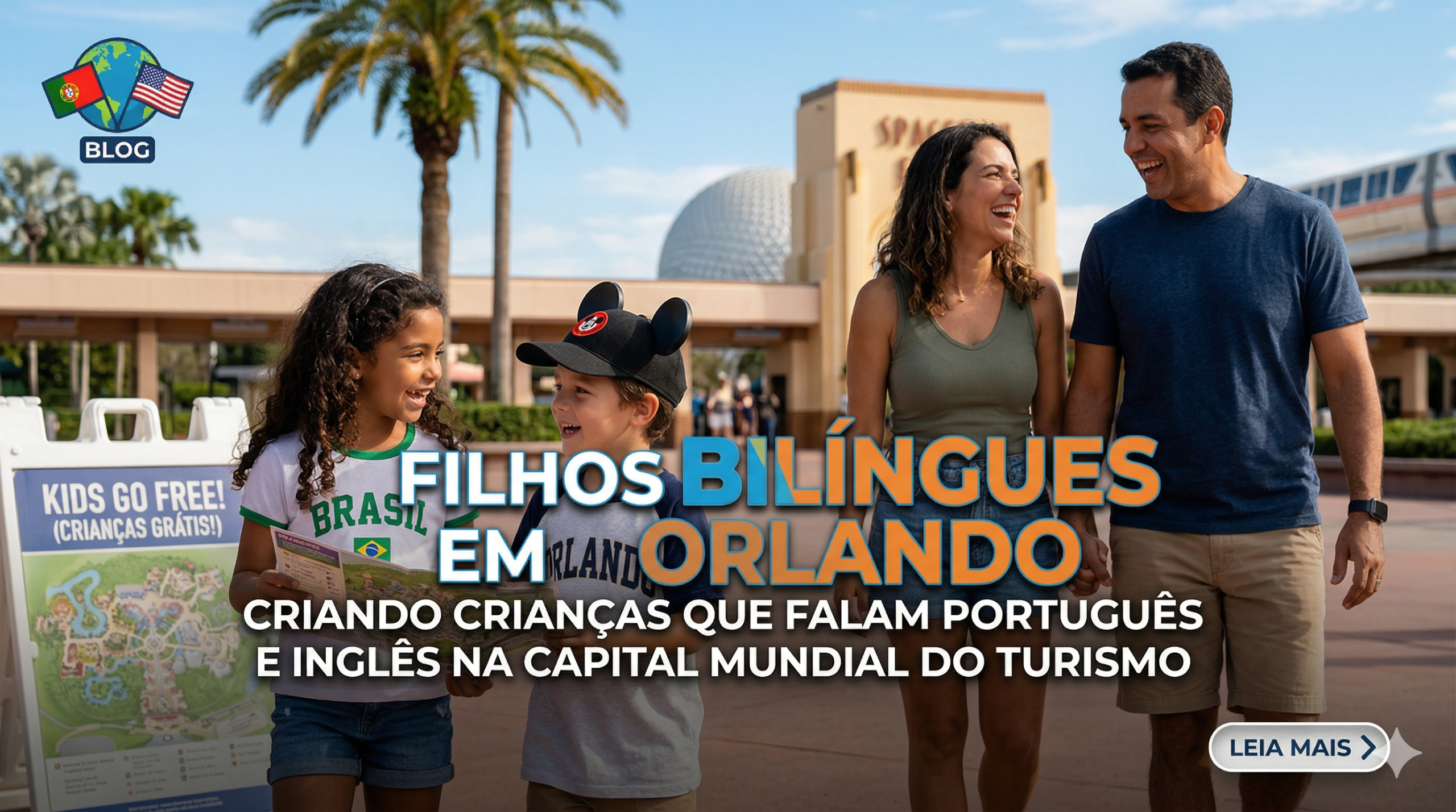 Como Criar Filhos Bilíngues em Orlando: Guia Completo para Mães Brasileiras