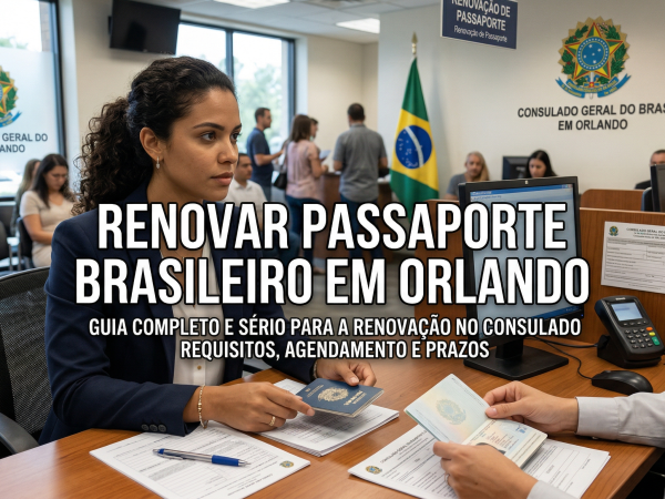 Renovar Passaporte Brasileiro em Orlando: Passo a Passo pelo Consulado em 2026