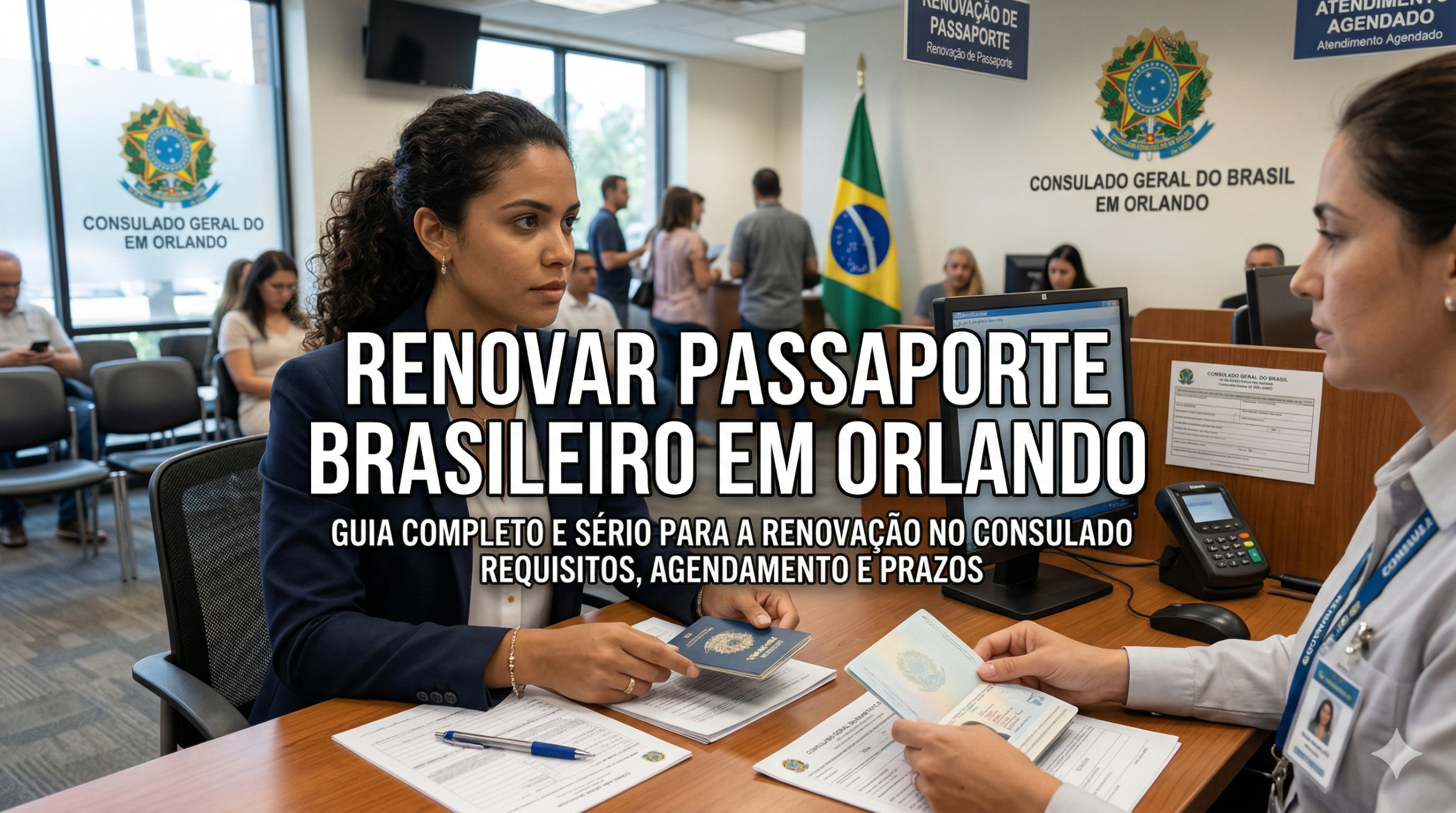 Renovar Passaporte Brasileiro em Orlando: Passo a Passo pelo Consulado em 2026