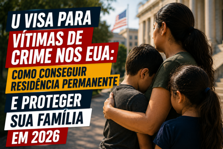 U Visa para Vítimas de Crime nos EUA: Como Conseguir Residência Permanente e Proteger sua Família em 2026