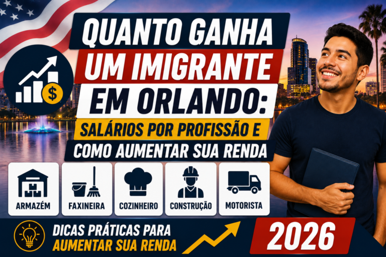 Quanto Ganha um Imigrante em Orlando: Salários por Profissão e Como Aumentar sua Renda em 2026
