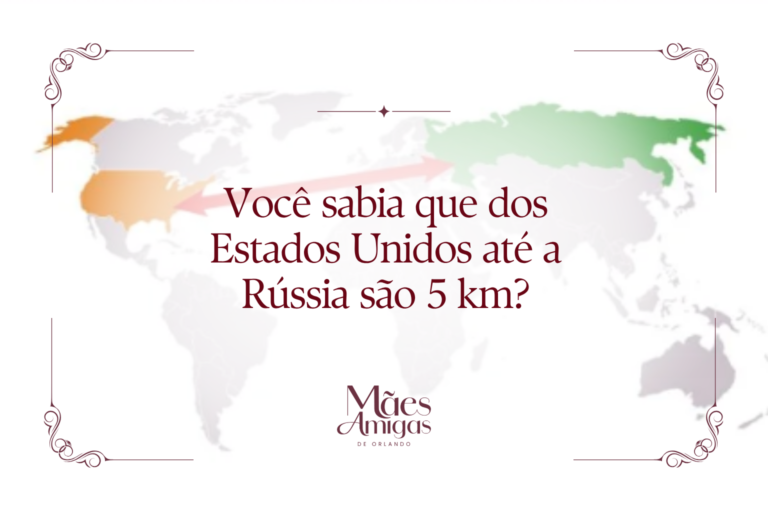 Você sabia que dos Estados Unidos até a Rússia são 5 km?