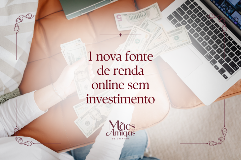 1 nova fonte de renda online sem investimento