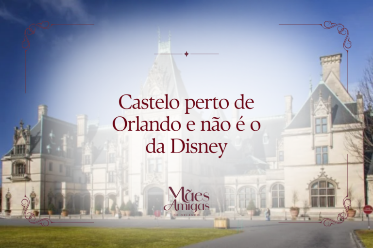 Castelo perto de Orlando e não é o da Disney