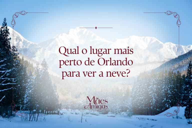 Qual o lugar mais perto de Orlando para ver a neve?