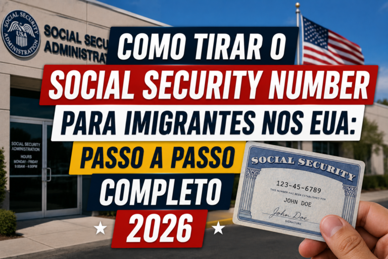 Como Tirar o Social Security Number para Imigrantes nos EUA: Passo a Passo Completo 2026