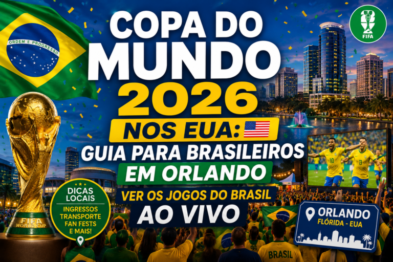 Copa do Mundo 2026 nos EUA: Guia para Brasileiros em Orlando Ver os Jogos do Brasil ao Vivo