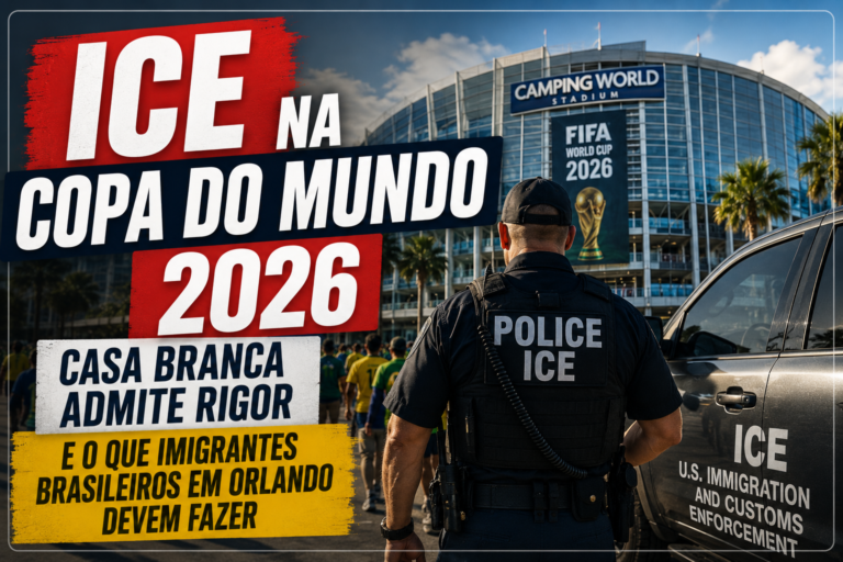 ICE na Copa do Mundo 2026: Casa Branca Admite Rigor e o Que Imigrantes Brasileiros em Orlando Devem Fazer