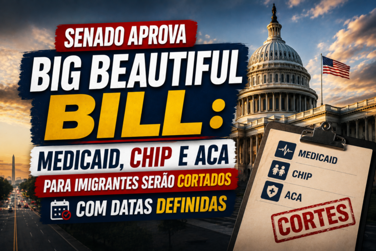 Senado Aprova Big Beautiful Bill: Medicaid, CHIP e ACA para Imigrantes Serão Cortados com Datas Definidas