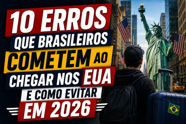 10 Erros que Brasileiros Cometem ao Chegar nos EUA e Como Evitar em 2026