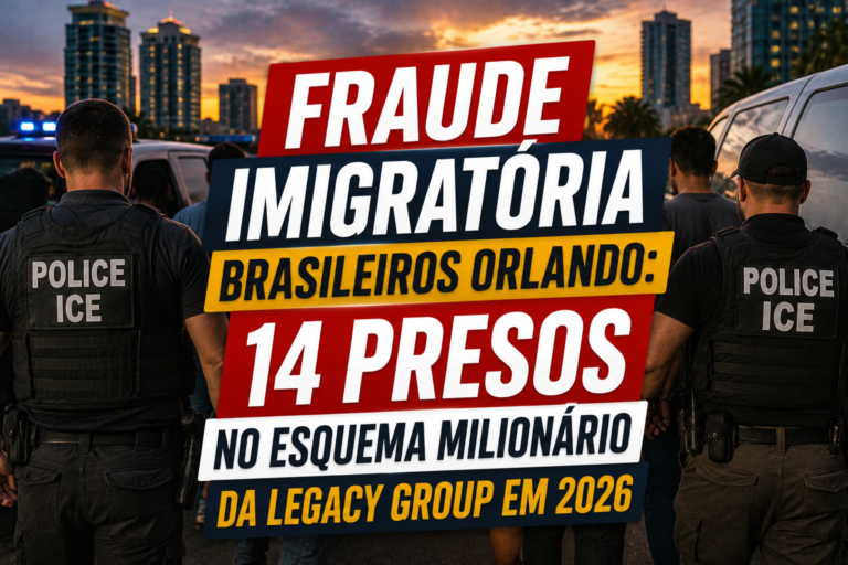 Fraude Imigratória Brasileiros Orlando: 14 Presos no Esquema Milionário da Legacy Group em 2026