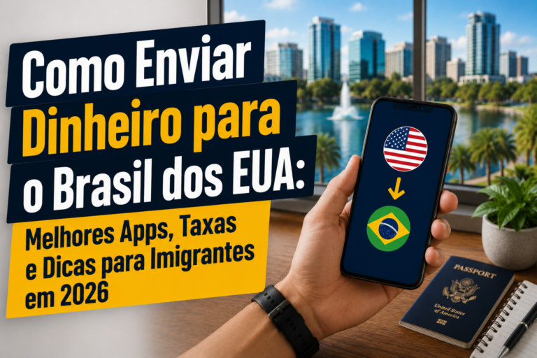 Como Enviar Dinheiro para o Brasil dos EUA: Melhores Apps, Taxas e Dicas para Imigrantes em 2026