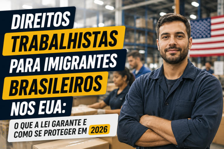 Direitos Trabalhistas para Imigrantes Brasileiros nos EUA: O Que a Lei Garante e Como se Proteger em 2026