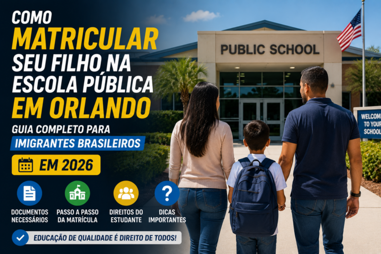 Como Matricular seu Filho na Escola Pública em Orlando: Guia Completo para Imigrantes Brasileiros em 2026