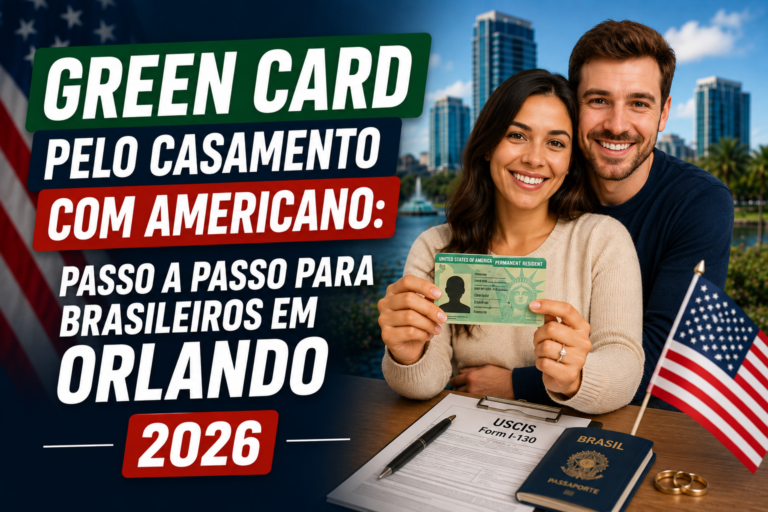 Green Card pelo Casamento com Americano: Passo a Passo para Brasileiros em Orlando 2026