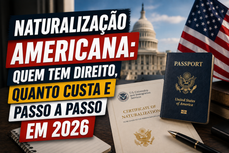 Naturalização Americana: Quem Tem Direito, Quanto Custa e Passo a Passo em 2026