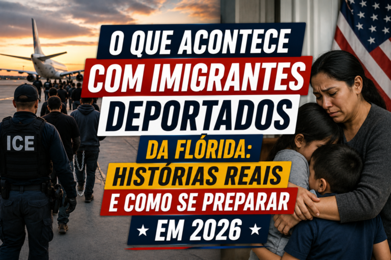 O Que Acontece com Imigrantes Deportados da Flórida: Histórias Reais e Como Se Preparar em 2026